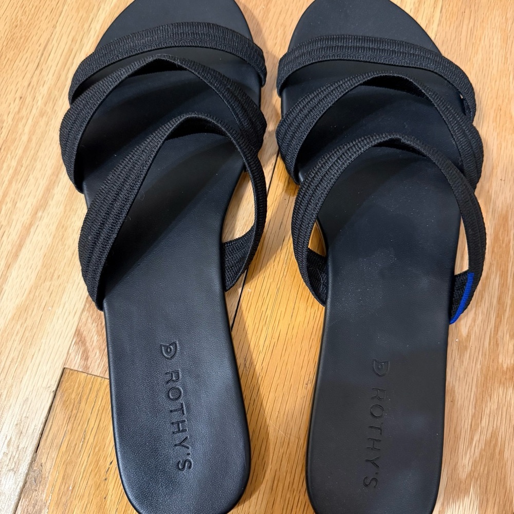 Rothy's Elegant Black Sandals